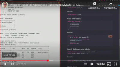 Comandos Básicos em MySQL (CRUD) featured image