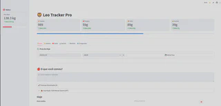 Tela Inicial com Resumo de Macros