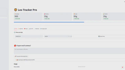 Hackeando a Fisiologia: Construindo um Health Tracker com Python, IA e Vibe Coding featured image